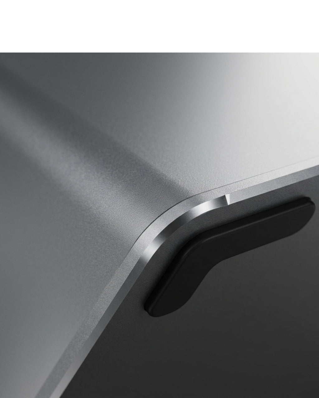 Qwflk Anodized Aluminum Hard Mouse Pad Graphite 300 x 240 mm - Detail view