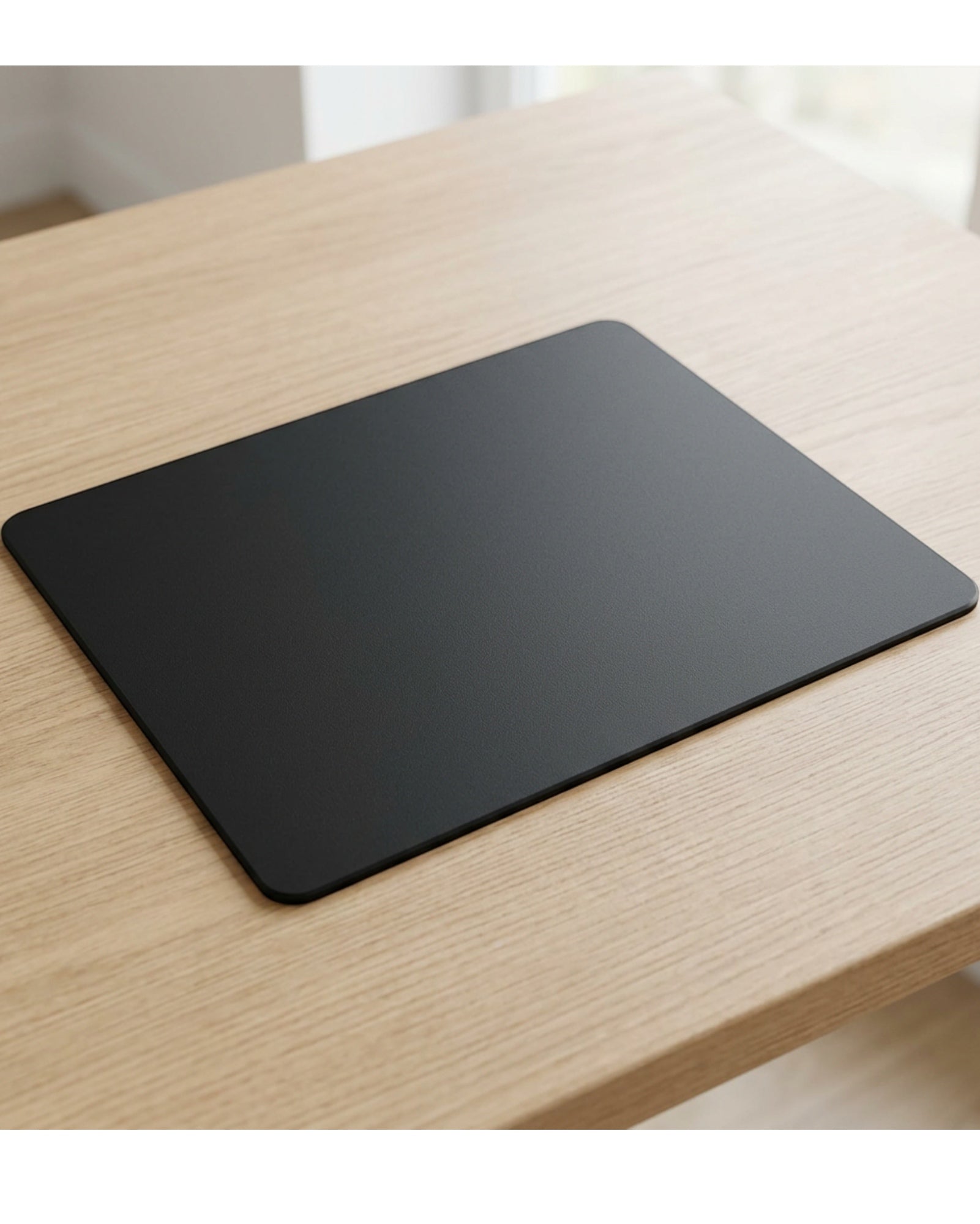 Qwflk Anodized Aluminum Hard Mouse Pad Graphite 300 x 240 mm - Lifestyle view